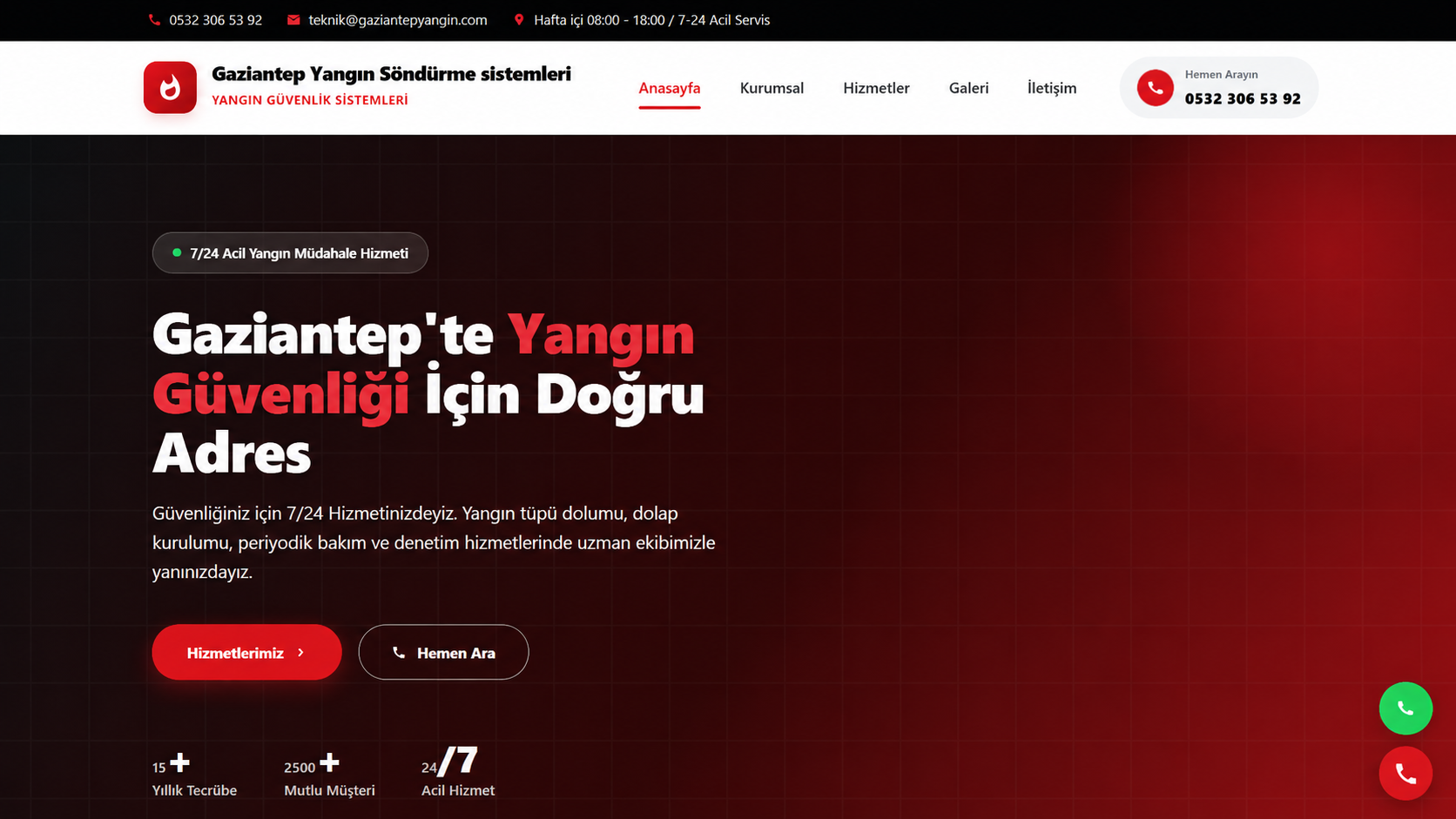 Yangın Söndürme Sistemlemeri